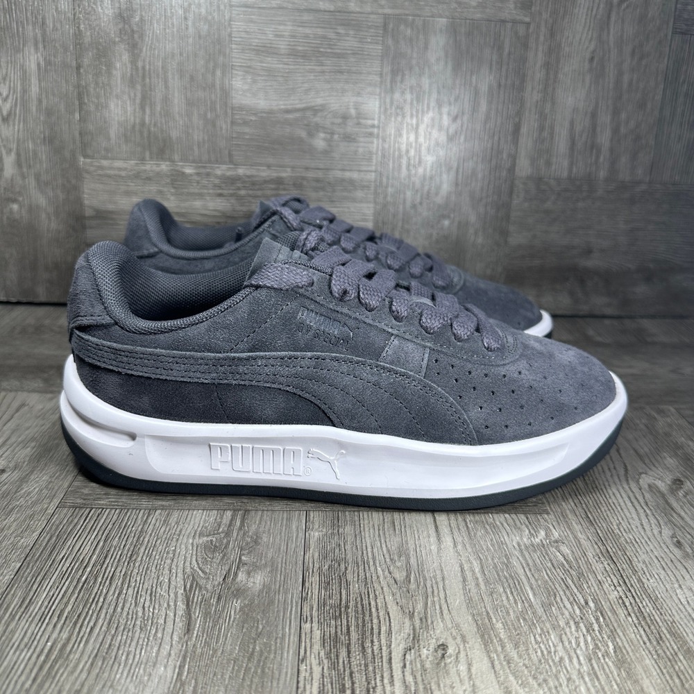 Puma GV Special Sneaker Women 6.5 Grey Suede Platform Low Top NEW 403229-02